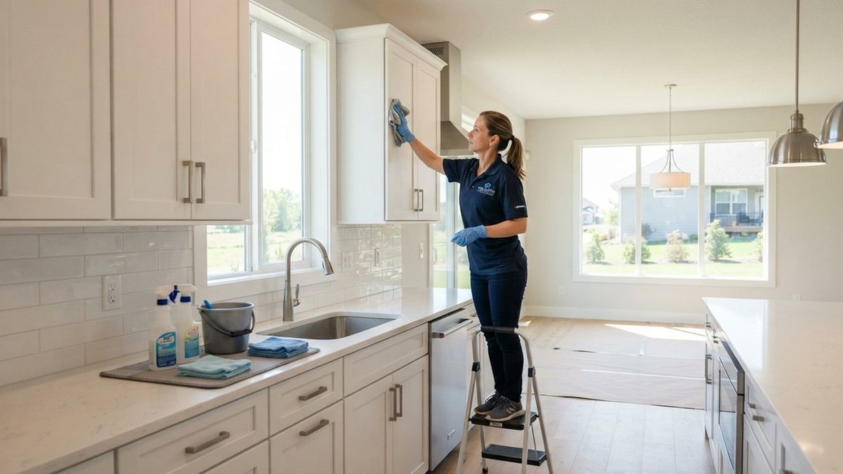 Room-by-room checklist for a final post-construction clean